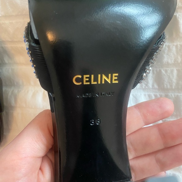 CELINE Cristal Embellished Heels - Picture 3 of 7